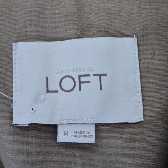 Loft Women's Medium Tan Double-Breasted Jacket - Picture 8 of 15